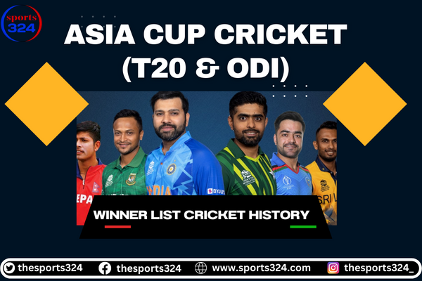 Asia Cup (T20 & ODI) Winner List Cricket History