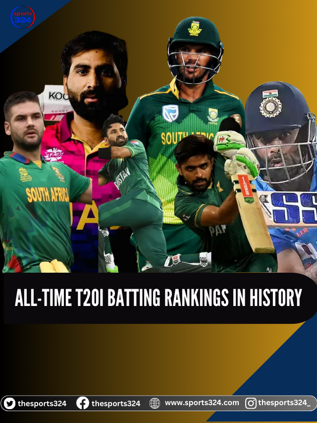 Complete List of All Time Cricket Players Batting Rankings