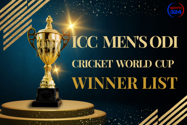 Complete List of World Cup Winners List ICC World Cup Winners Year-Wise List
