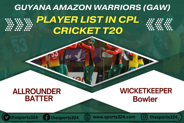 Guyana Amazon Warriors Player List In CPL Cricket T20