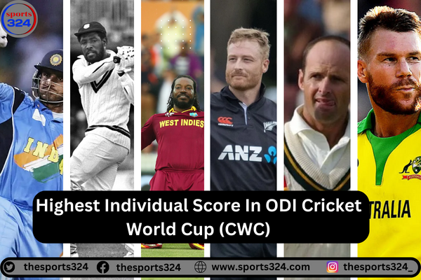 Highest Individual Score In ODI Cricket World Cup (CWC)