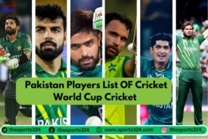 Pakistan Players List OF Cricket World Cup Cricket